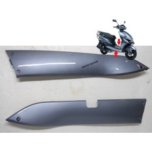 Koçak Motor Kuba Space 50 Alt Panel Sağ ve Sol Takım Gri ( Mavimsi )