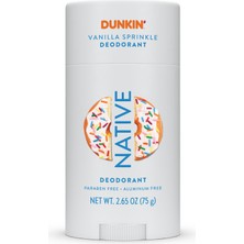 AKS Native Dunkin Vanilla Sprinkle Alüminyumsuz Stick Deodorant 75GR