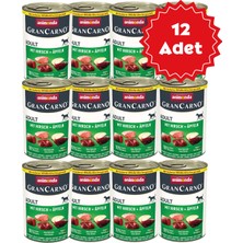 Animonda Grancarno Elmalı Geyikli Yetişkin Köpek Konservesi 400GR x 12 Adet