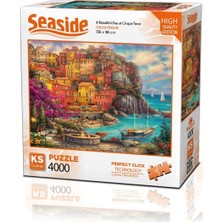 TeknoKapsül 23506 A Beautiful Day At Cinque Terre 4000 Parça Puzzle