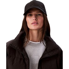 AKS Calvin Klein Kadın Emblem Print Şapka,siyah Standart