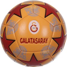 AKS Galatasaray Fanatik Serisi Lisanslı 32 Panel Dikişli 5 Numaralı Astarlı Futbol Topu (Lion)