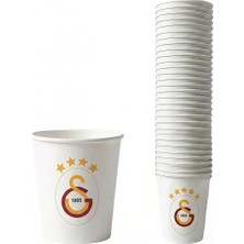 AKS Baskılı Karton Bardak 180 ml Sızdırmazlık Garantili 50 Adet