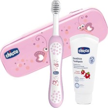 AKS Chicco Bebek Diş Bakım Seti (Pembe)