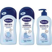 Bübchen Banyo Seti  (Bebek Şampuanı + Baby Bath + Cleansing Jel)