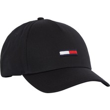 AKS Tommy Jeans Tju Flag Cap Unisex Yetişkin Şapka Black 660-910 Os