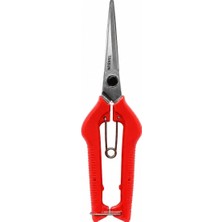 AKS Proalet Üzüm Makası, Ergonomik Saplı, Paslanmaz Çelik, Bağcılık ve Çiçekçilik Için, Hafif, Profesyonel Hasat Makası, Narin Bitkiler Için, Hassas, Bahçe Kesme El Aleti (22CM)