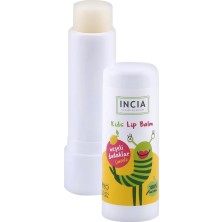 AKS INCIA%100 Doğal Kids Dudak Besleyici Limon Bitkisel Nemlendirici Dudak Bakım Kremi 6 G