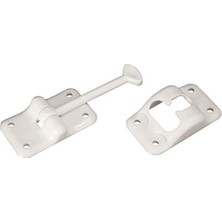 AKS Rv Designer E231, Plastik Kapı Tutucu, T Stili, 3-1/2", Beyaz, Giriş Kapısı Donanımı