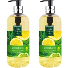 AKS Eyüp Sabri Tuncer Çeşme Limonu Doğal Zeytinyağlı Sıvı Sabun 500 ml x 2 Adet