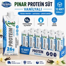Pınar Proteın Vanılya 500 ml x 12 Adet