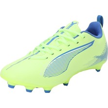 AKS Puma Erkek/unisex Ultra 5 Play Fg/ag Jr-Fizzy Apple-Puma White-Bluemazing Low Boot 38.5