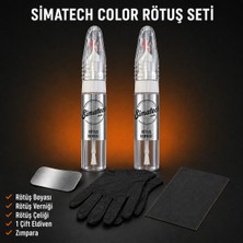 Simatechcolor Renault D69 Mercury Metallıc Uyumlu Çizik Giderici Rötuş Boyası Seti