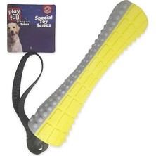 TeknoKapsül Sesli Lüx Köpek Eğitim Oyuncağı 37X5 cm Sarı