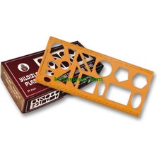 Yıldızlar Yildizlar YLD-040 Geometrik Sablon Cetvel 1,25 Cm.