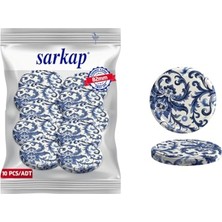 AKS Sarkap Kavanoz Kapağı, 82MM, Hava Geçirmez, Sızdırmaz, Konserve Için Uygun, 10'lu Paket (Sarmaşık)