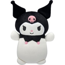 AKS Squishmallows Orijinal Sanrio 10-Inç Kuromi Hugmees - Orta Boy Ultrasoft Resmi Jazwares Peluş