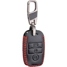 AKS Alisveristime Kia Rio, Sportage, Ceed Sorento, Cerato, Soul Deri Anahtar Kılıfı (Lüx Model)