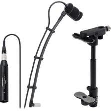 AKS Audio-Technica ATM350GL Uzun Gitar Montajlı Kardioid Enstrüman Mikrofonu