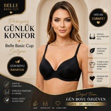 Nior Lifestyle 7010 Belle Desteksiz Balenli Sütyen – Mikro Kumaş B Cup Günlük Basic Kadın Sütyeni