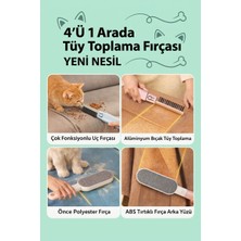 Arama Burda 4'ü 1 Arada Tüy Toplama Fırçası