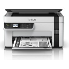 AKS Epson Ecotank M2120 Wi-Fi + Tarayıcı + Fotokopi Mono Çok Fonksiyonlu Tanklı Mürekkep Püskürtmeli Yazıcı