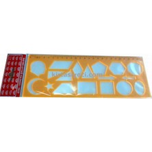 Hatas 2285 Geometrik Sekiller Sablonu 25 cm