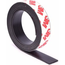 AKS Hdg Yapışkanlı Şerit Mıknatıs Magnet Kes Kullan Kalınlık: 2 mm Genişlik : 20 mm 5 Metre Srt