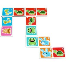 AKS Domino Game Hayvanlar Oyunu Renkli 6+