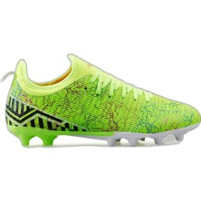 AKS Playup Gk 242 129 Neon Sarı Genç Çim Zemin Kramponu GK-242-129-NEON-SARI Yeşil