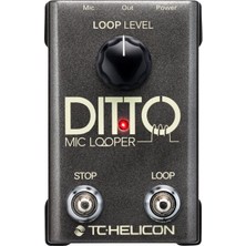 AKS Tc Helicon Ditto Mic Looper Vokal Efekt Pedalı