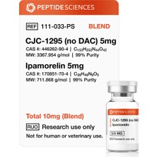 Peptide Sciences CJC-1295 No Dac (Modified Grf 1-29)+ Ipamorelin 10MG Blend