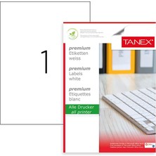 AKS Tanex TW-2000 Lazer Etiket Beyaz
