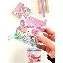 Kağıt Gemi Dükkan Daisy Spring Outing Çiçek Bahçesi 130 Yaprak Renkli Mini Planlayıcı/not Defteri/mıknatıslı Ajanda