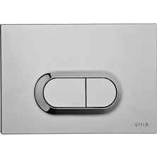 AKS Vitra Loop O 740-0940 Metal Kumanda Paneli, Krom