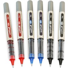 AKS Uni-Ball Eye - UB-157E Tükenmez Kalemler - 0,7 mm Uç - Siyah, Mavi, Kırmızı - 6'lı Paket'