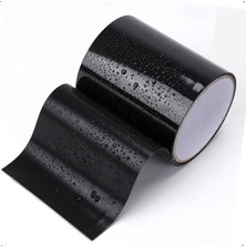 AKS Aputue Boru Bandı, 10 cm x 150 cm Kauçuklu Su Geçirmez Bant, Elektrik Bandı, Güçlü Yapışkanlı ve Suya Dayanıklı, Fotoğrafçılar Için Delik ve Çatlak Tamirinde Kullanılan Ağır Hizmet Tipi Boru Bandı