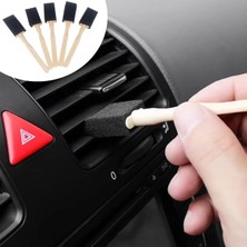 AKS Güncelçarşı 5'li Araba Havalandırma Temizleme Fırçaları Süngeri Klima Çıkışları, Toz Alma Otomobil Içi Detaylı Mini Temizlik Aparatları