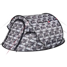 AKS High Peak Vision 2 Çadır, Pop Up Çadır, 2 Kişilik, Festival Çadırı, Süper Hafif, Hızlı Açılan Çadır, 2000 mm Su Geçirmez, Uv 60 Güneş Koruması, Havalandırma Sistemi, Sivrisinek Koruması