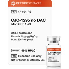 Peptide Sciences CJC-1295 No Dac 2mg (Mod Grf 1-29)