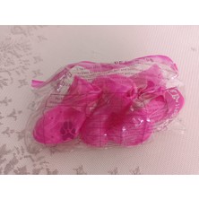 Hao Guai Guai Su Geçirmez Silikon Köpek Yağmur Çizmesi Botu - Pembe (4'lü Set) M Beden