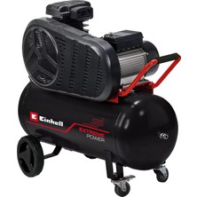 Einhell Te-Ac Kompresör 430/50/10 (3000 W, Maksimum 10 Bar, 50 L Hazne, 430 L/dk Pompalama Kapasitesi, 2850 Devir/dakika Motor Devri, Basınç Düşürücü, Manometre, Hızlı Bağlantı)
