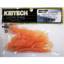 AKS Keitech Mad Wag Mini 3.5" 011 Natural Pink