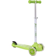 AKS Hti Toys Evo 3 Tekerlekli Move'n Groove Işıklı Yeşil Scooter