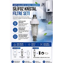 Grease Port çamaşır, bulaşık makinesi ve kombi için kireç, koku, tortu önleyici silifoz filtre