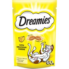 AKS Dreamies Kedi Ödül Maması, Peynirli, 60 gr
