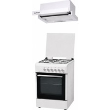 Luxell Beyaz Solo Set Lpg (Atlantis Tamboy Fırın - Opall Aspiratör)