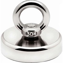 AKS Valkyrie D48 Güçlü Neodyum Mıknatıs 48MM 75KG Askılı Fishing Salvage Magnet