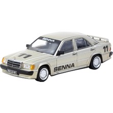 AKS Speedmaster Japan T64G-047-84ROC11 Tarmacworks 1/64 Mercedes-Benz 190 E 2.3-16 Şampiyon Yarışı 1984 Ayrton Senna Bitmiş Ürün