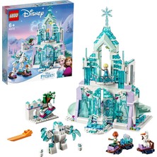 AKS LEGO L Disney Princess Frozen Elsa'nın Büyülü Buz Sarayı 43172 - Karlar Ülkesi Seven Çocuklar Için Oyuncak Yapım Seti (701 Parça)